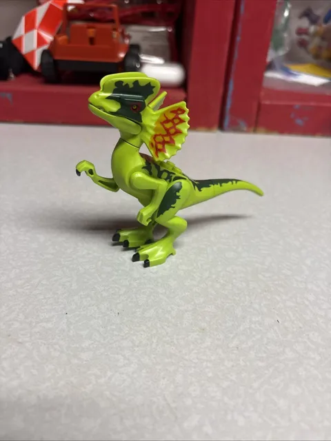 Jurassic World LEGO Dinosaur Dilophosaurus Minifigure 75931 Green