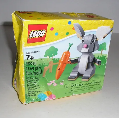 2014 LEGO Seasonal Set 40086 - Easter Bunny (New/Sealed) crushed box