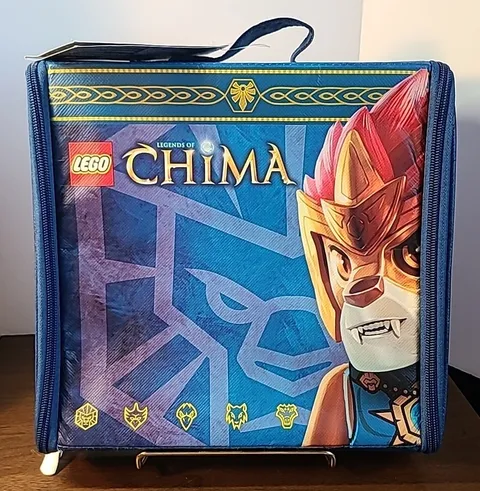 NWT 2013 LEGO LEGENDS OF CHIMA ZipBin Battle Carrying Case Holds 400 Bricks