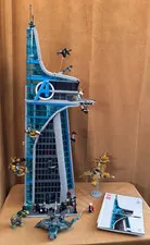 76269 Lego COMPLETE with all MINIFIGS Super Heroes: Avengers Tower & Manuals