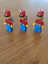 LEGO Toy Soldier Minifigure Collectible Series No Rifle Lot Rare Retired X3! 