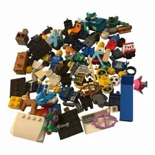 LEGO Huge Lot Of Minifigure Parts And Accessories Heads Torsos Etc