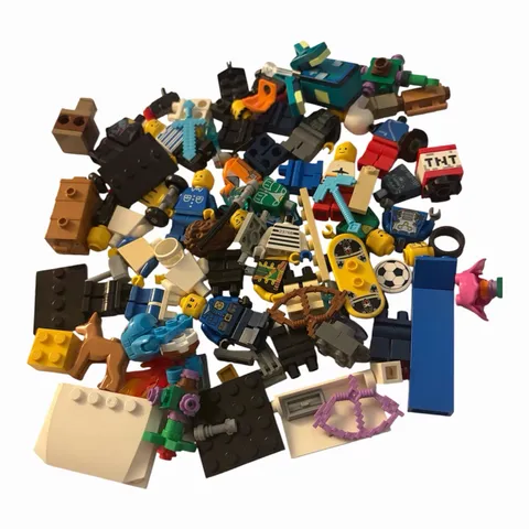 LEGO Huge Lot Of Minifigure Parts And Accessories Heads Torsos Etc