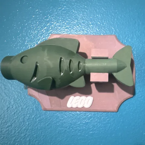 LEGO Fish wall stand