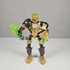 LEGO Hero Factory Rocka Gold Hero Figure w/ Weapons & Shield #6202