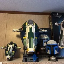 Huge lego Star Wars haul ucs jango starship and more. No minifigs included 