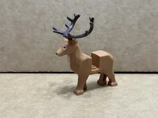 LEGO Parts - Medium Nougat Deer (Stag / Reindeer) - No 51493c01pb01 - QTY 1
