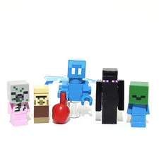 LEGO Minecraft Micromob Lot Baby Zombie Villager Allay Pigman Figures Bundle