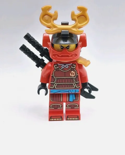 US🇺🇲 LEGO Ninjago Samurai X Nya Minifigure, Armor, Katana Swords,& Helmet/Mask