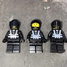 LEGO Blacktron Spacemen Minifigure Lot Classic Space Vintage Figures QTY 3