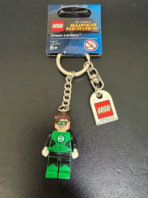 NEW Lego DC Comics Super Heroes Green Lantern Keychain Minifigure 853452 RARE!