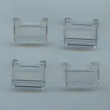 LEGO x 4 Trans-Clear Windscreen 3 x 4 x 1 1/3 Large Glass Surface 57783