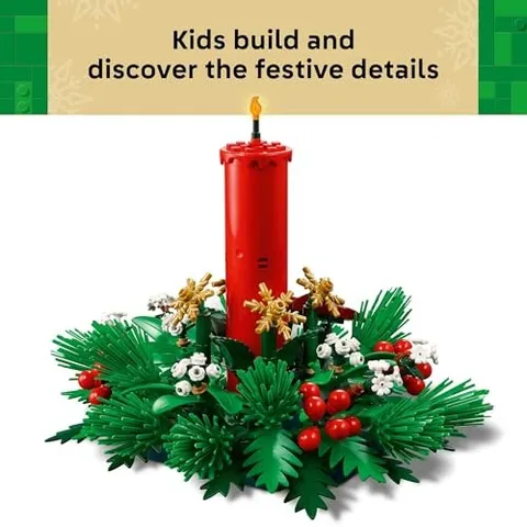 MULTICOLOR - LEGO CHRISTMAS TABLE DECORATION BUILDING TOY FOR KIDS
