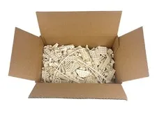 Lot of 1 Pound 5 Ounces of White Legos Multi-Sized Bricks & Accessories