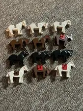Lego Horses Vintage Lot of 12
