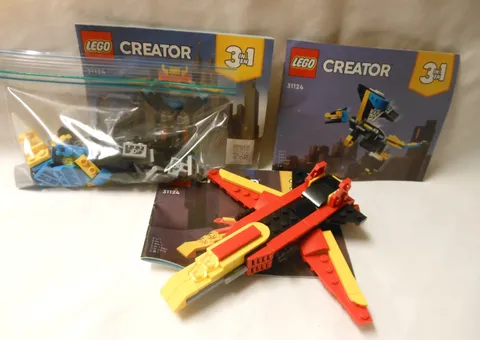 LEGO 31124 Creator 3:1 SUPER ROBOT, PLANE, DRAGON PRE-OWNED 2022