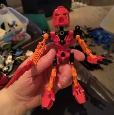LEGO Bionicle Toa Mata 8534 Tahu 100% Complete Toa Of Fire 2001 Vintage Mask Hau