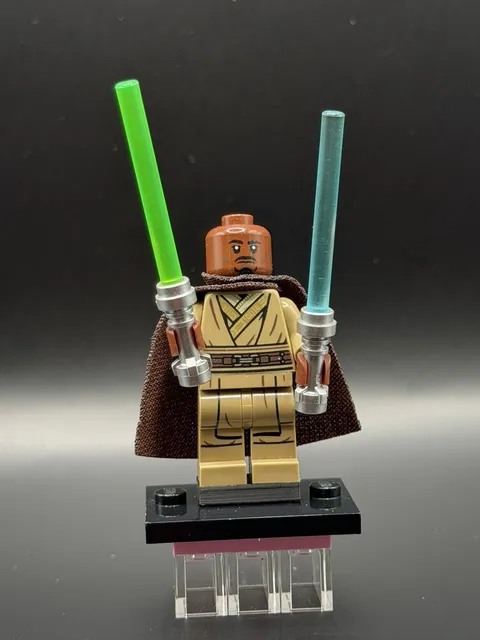 LEGO Star Wars Kelleran Beq Minifigure Jedi Knight with Lightsabers sw1336 - 1S