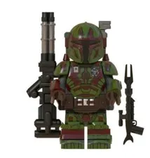Lego Star wars Green Heavy Trooper Body Armored Mandalorian  -New Read 