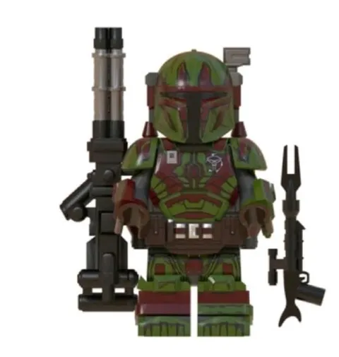 Lego Star wars Green Heavy Trooper Body Armored Mandalorian  -New Read 
