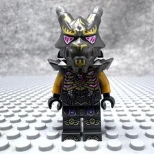 LEGO Minifigure Crystal King - 2 Arms Lord Ras Ninjago Dragon Rising Wolf Mask