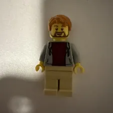 Lego Bernie the Cab Driver Minifigure Spider-Man 76178 Daily Bugle