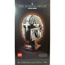 LEGO Star Wars The Mandalorian Helmet 75328 Adult Building Set 584 Pcs New