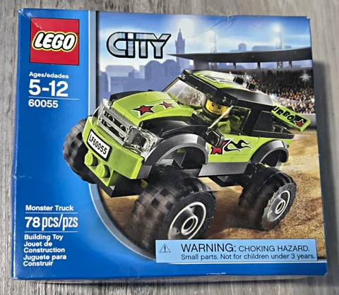 LEGO City Great Vehicles Monster Truck 60055 78pcs Ages 5-12 Box Sealed
