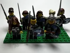 Lego Vikings Minifigures Lot Of 8 Shield Maidens Authentic LEGO