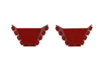 2 Lego® 9V 12V TRAIN Railway Dumper Tipper Container in RED