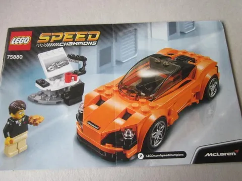 Lego Speed Champions 75880 McLaren Building Instructions Instruction