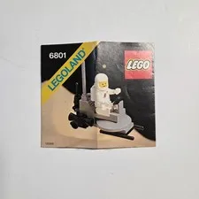 LEGO Legoland Space Moon Scooter 6801 Instruction Manual Vintage 1981 Booklet
