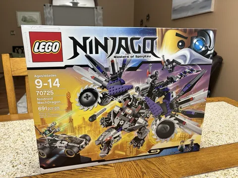 LEGO 70725 NINJAGO: Nindroid Mechdragon, Brand New Factory Sealed!