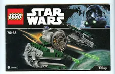 LEGO Star Wars 75168 Yoda's Jedi Starfighter Instruction Manual Booklet Only