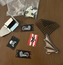 LEGO Plastic Sail Pieces And net Pieces From Assorted Sets