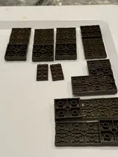 LEGO Dark Army Green Blocks Planks Lives Parts Blocks Lot