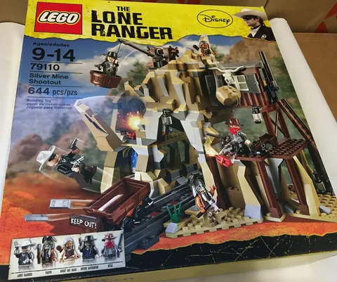 LEGO The Lone Ranger 79110 Silver Mine Shootout w All Minifigs Box&Instructions