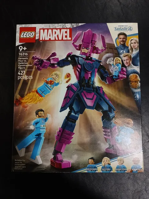🔥New/Sealed LEGO Marvel Fantastic Four vs Galactus Construction Figure (76316)