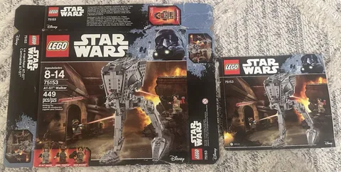 LEGO Star Wars 75153 AT-ST Walker Box And Instructions Only!!!