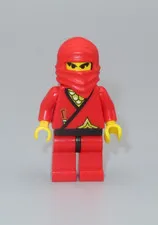 LEGO Vintage Classic Red Ninja minifigure 3052 3053 3050 3051