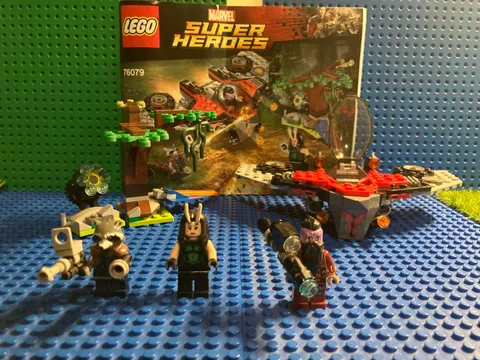 LEGO Marvel: Ravager Attack (76079) Instruction and Minifigures No Box 100%