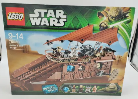 LEGO 75020 Jabba's Sail Barge MISB New Sealed Good Star Wars 9516 75005 75397