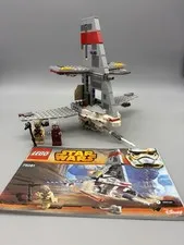 LEGO 75081 Star Wars T-16 Skyhopper Assembled Set w/ Instructions 98% Complete