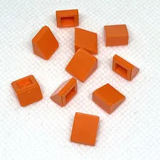 LEGO Parts - Orange Slope 30 1 x 1 x 2/3 - No 54200 - QTY 10