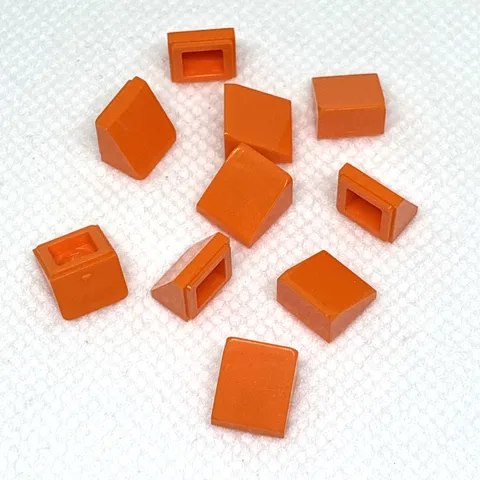 LEGO Parts - Orange Slope 30 1 x 1 x 2/3 - No 54200 - QTY 10