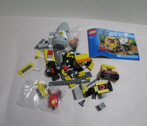 Lego Town City Construction: Cement Mixer 60018 Complete