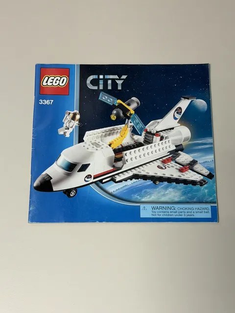 Lego City 3367 Space Shuttle Instruction Manual Booklet Only