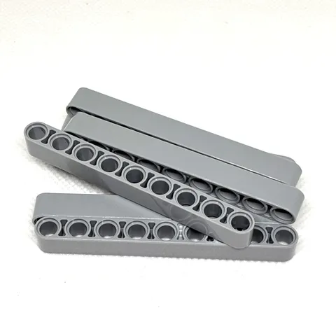 LEGO Parts - Light Bluish Gray Technic, Liftarm Thick 1 x 9 - No 40490 - QTY 7