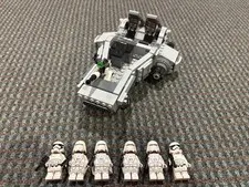 LEGO Star Wars First Order Speeder + 6 Minifigures Snowtroopers Stormtroopers