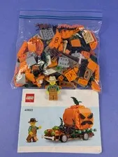 LEGO Holiday & Event Jack-O'-Lantern Pickup Truck 40822 Complete Set Pre-Owned